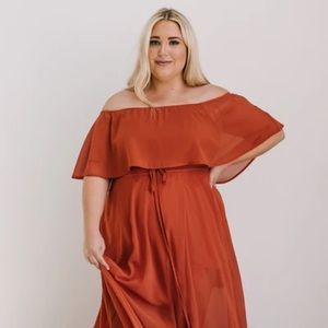 Rust Maxi Dress